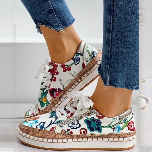Blossom™ Ortopedyczne, oddychające, letnie trampki z nadrukiem 0