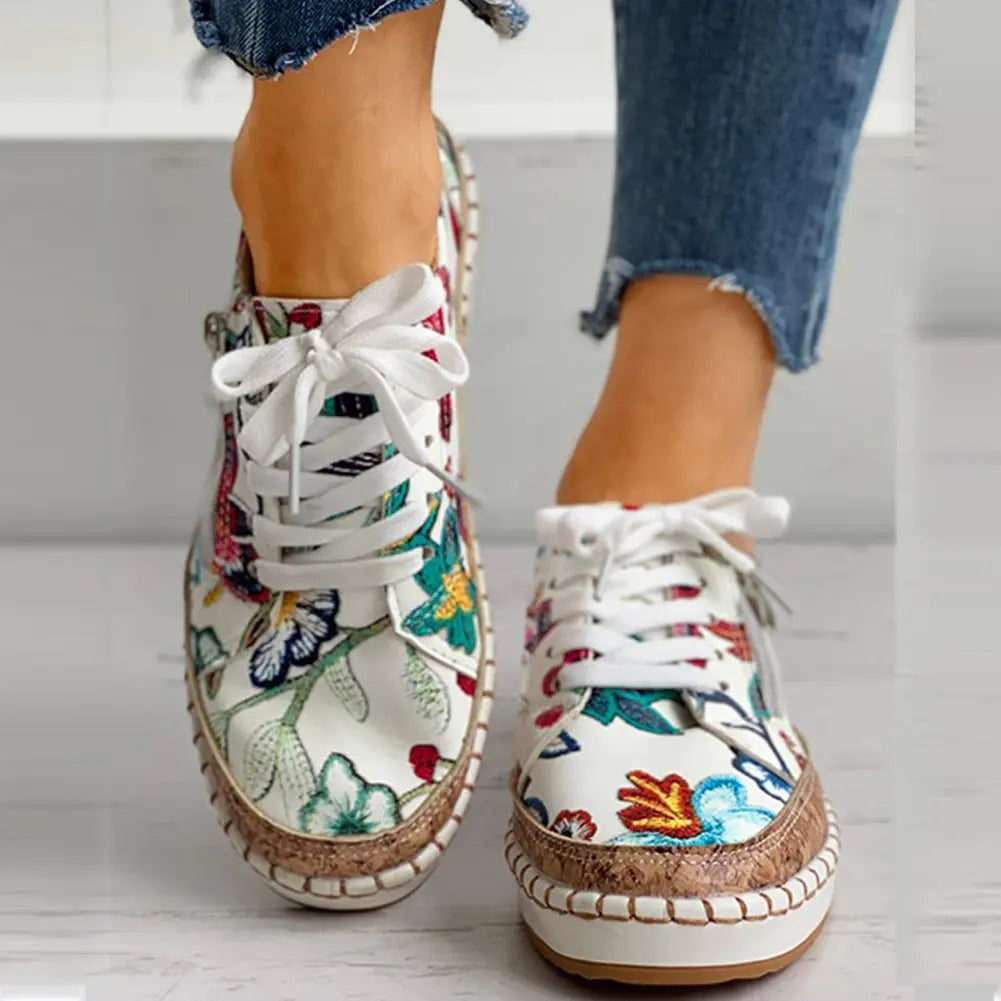 Blossom™ Ortopedyczne, oddychające, letnie trampki z nadrukiem 3