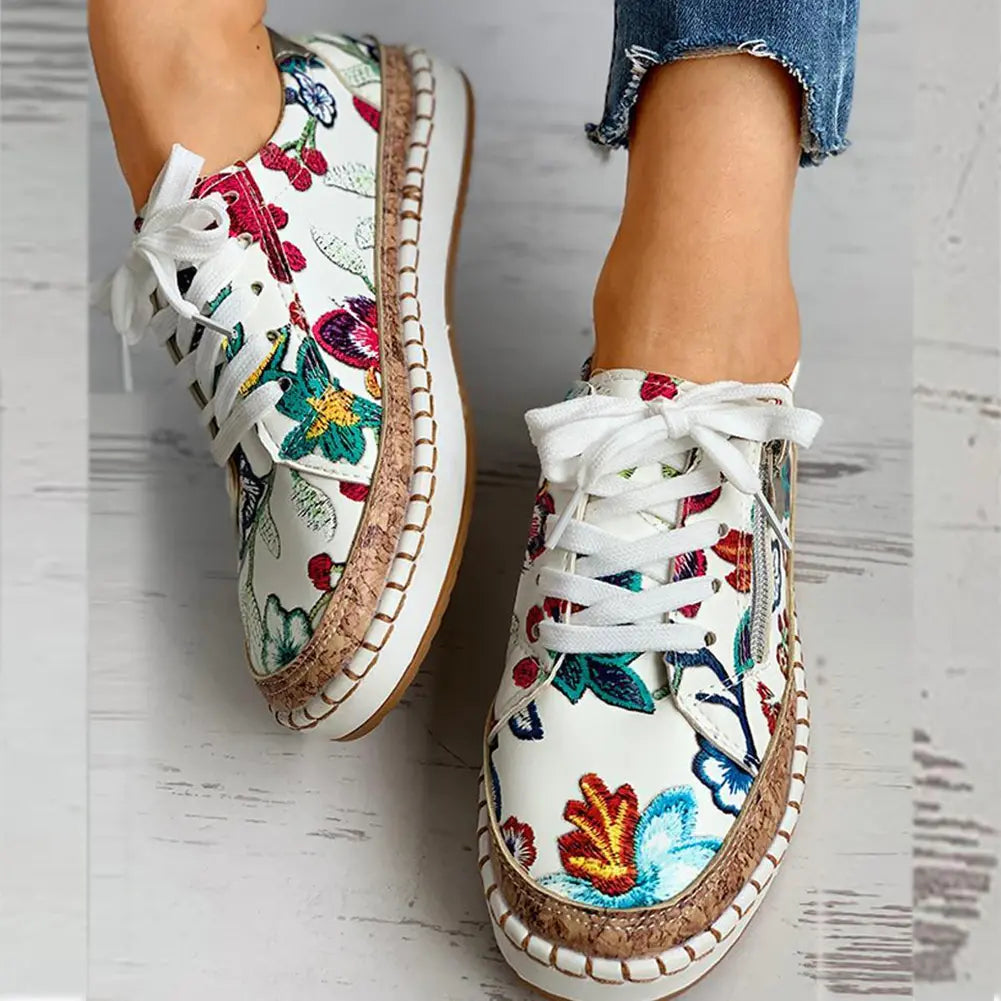Blossom™ Ortopedyczne, oddychające, letnie trampki z nadrukiem 4
