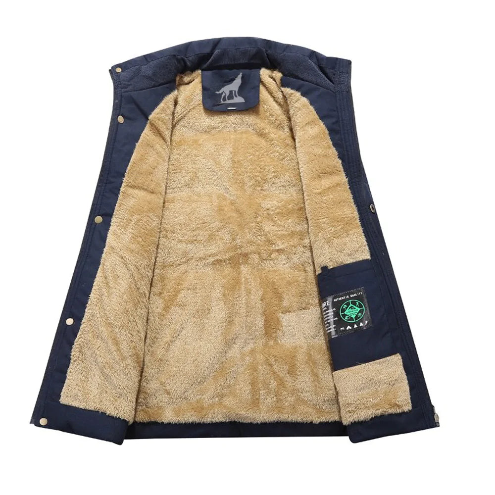 Ciepła Parka Zimowa Męska z Kapturem – Stylowy i Funkcjonalny Design