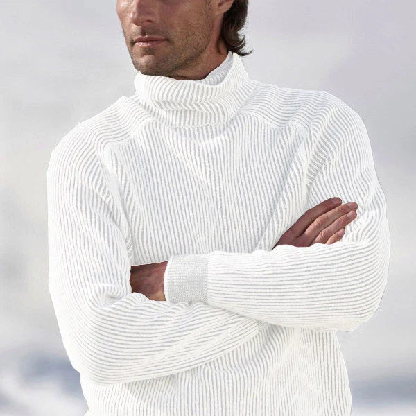 Elegancki sweter z kaszmiru dla mężczyzn – Ciepły i stylowy