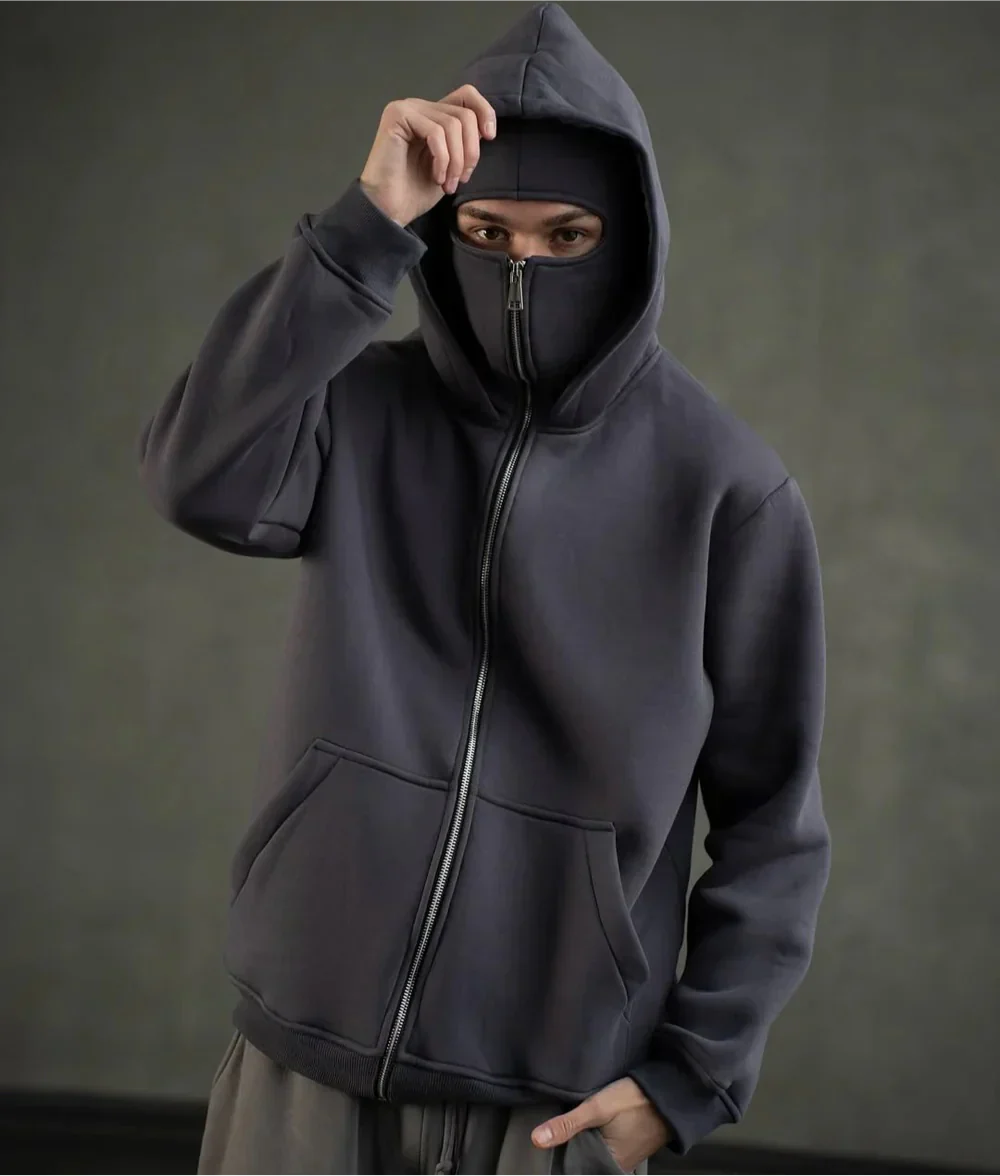 Funkcjonalna Bluza Balaclava dla Mężczyzn – Ochrona i Miejski Styl