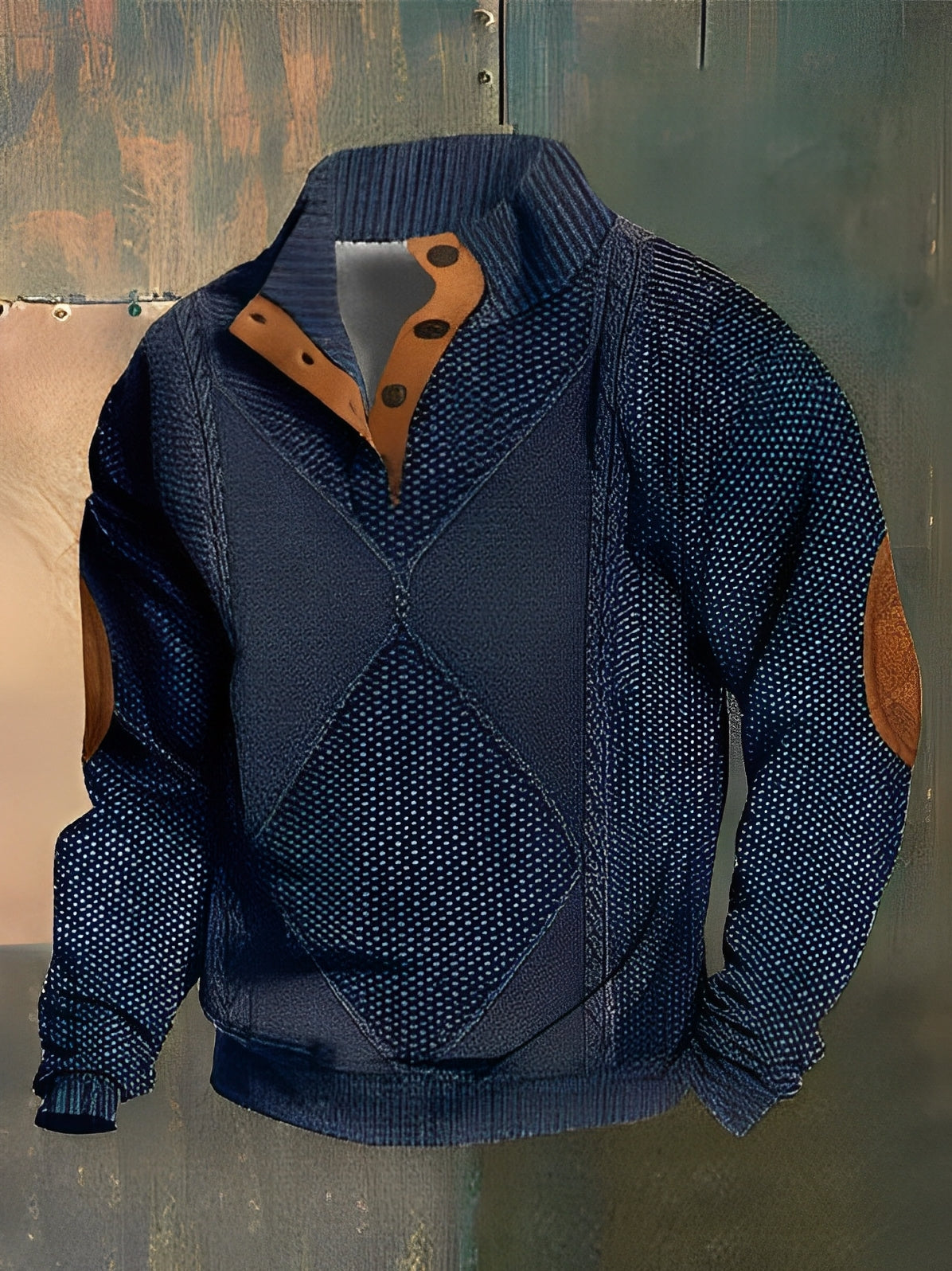 Kaszmirowy sweter z golfem dla mężczyzn – Luksusowy i stylowy