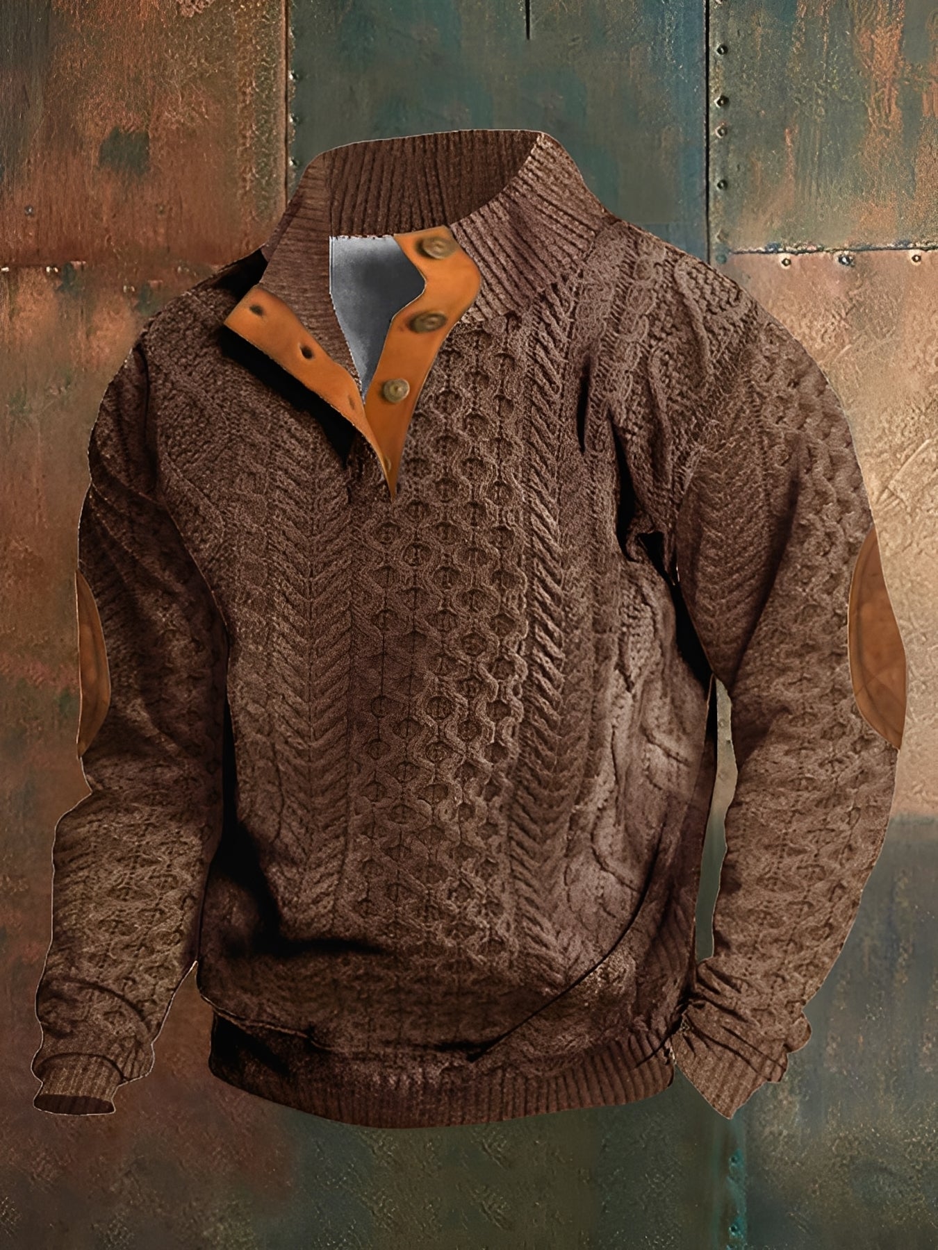 Kaszmirowy sweter z golfem dla mężczyzn – Luksusowy i stylowy