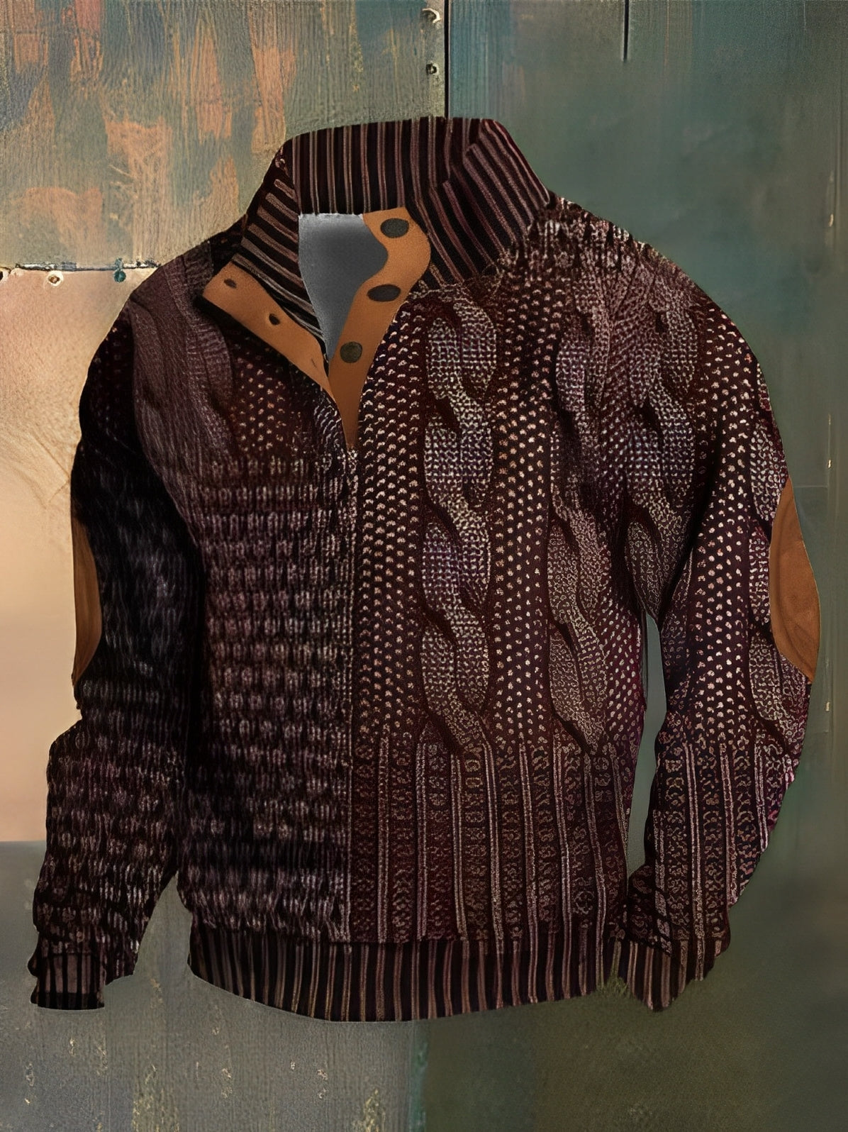 Kaszmirowy sweter z golfem dla mężczyzn – Luksusowy i stylowy