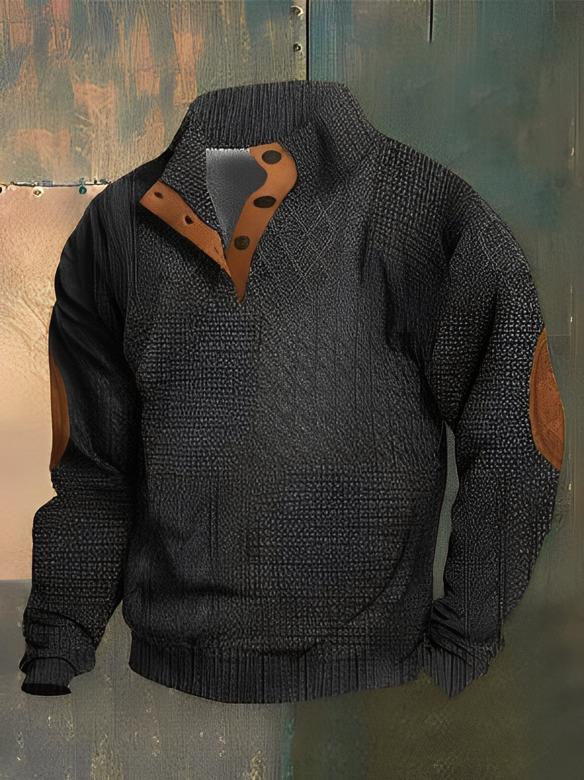 Kaszmirowy sweter z golfem dla mężczyzn – Luksusowy i stylowy
