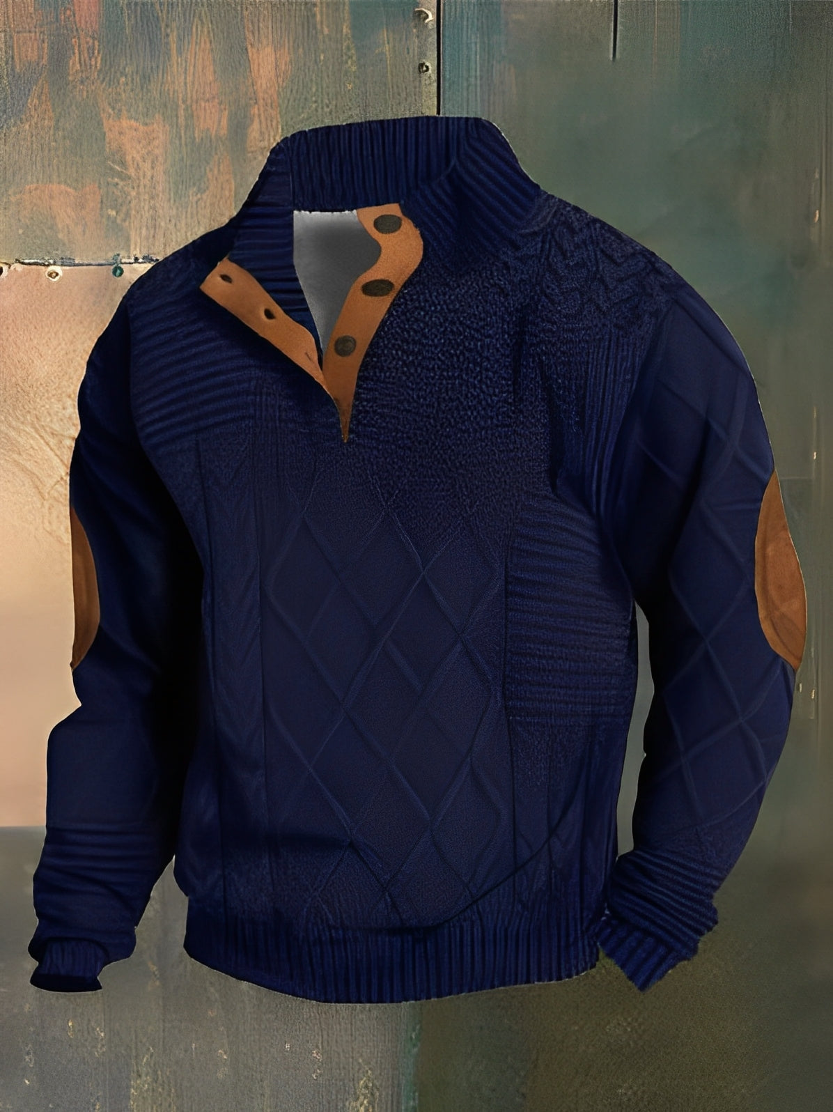 Kaszmirowy sweter z golfem dla mężczyzn – Luksusowy i stylowy