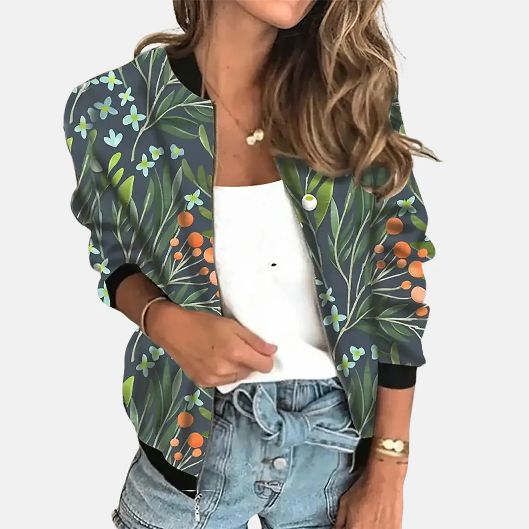 Klasyczna Kurtka Bomber dla Kobiet – Styl Vintage z Nowoczesnym Komfortem-Nova Nowak