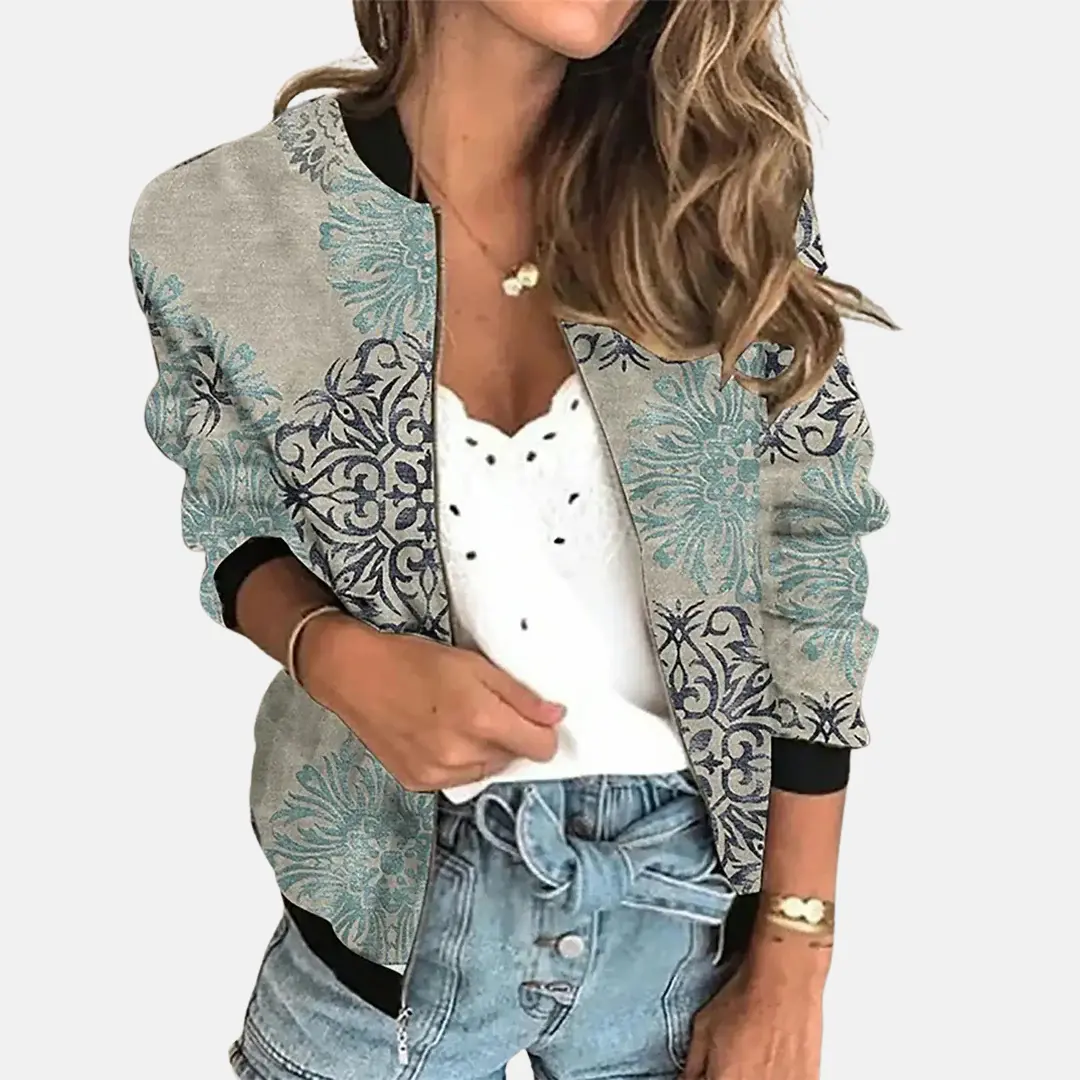 Klasyczna Kurtka Bomber dla Kobiet – Styl Vintage z Nowoczesnym Komfortem-Nova Nowak