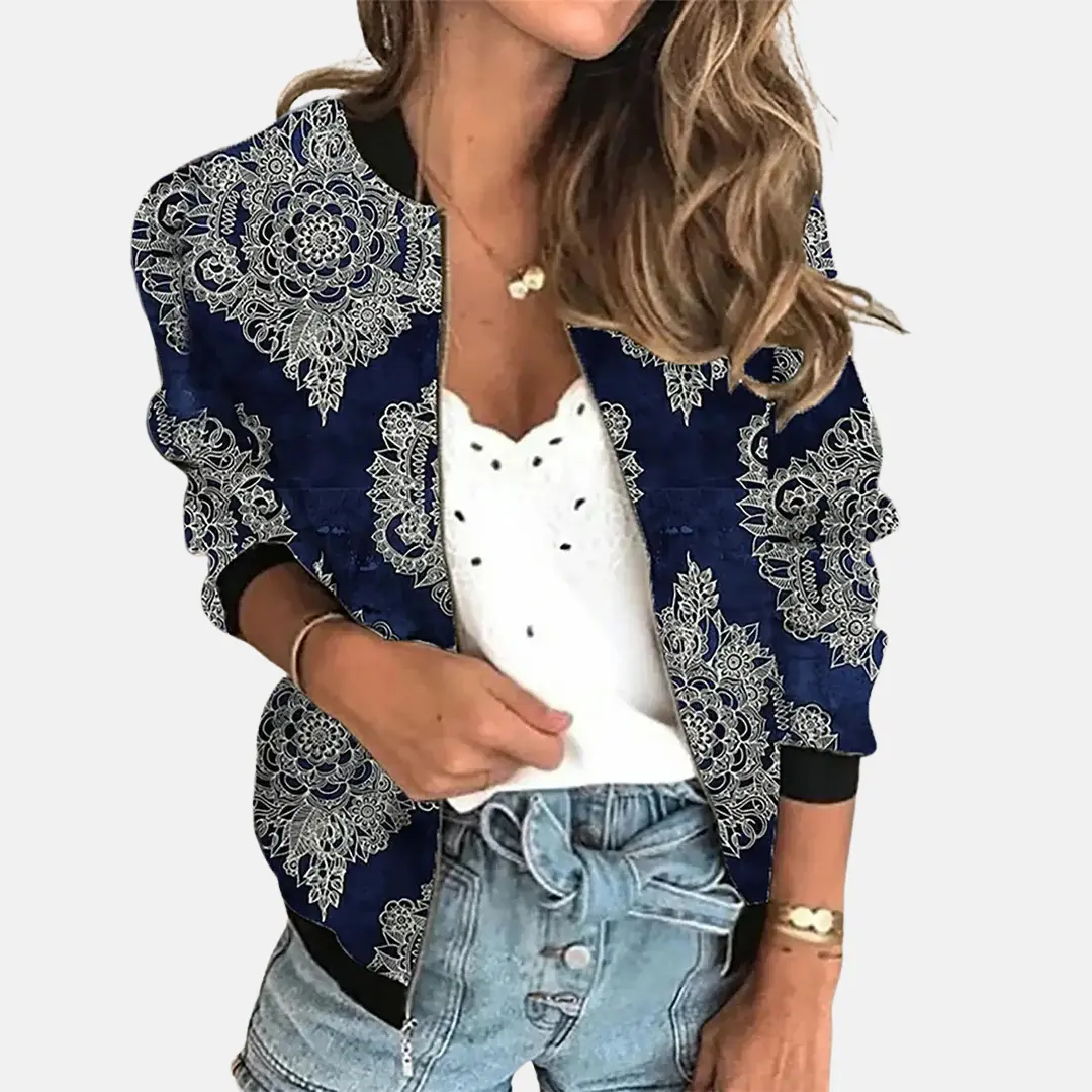 Klasyczna Kurtka Bomber dla Kobiet – Styl Vintage z Nowoczesnym Komfortem-Nova Nowak