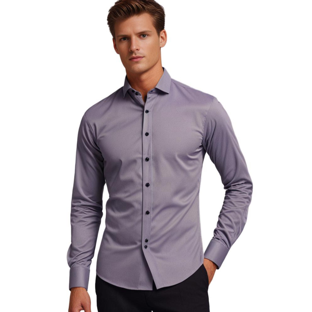 Klasyczne Stretch Overhemd dla Mężczyzn – Eleganckie i Wygodne
