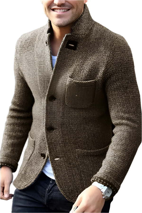 Klasyczny Blazer z Guzikami dla Mężczyzn – Elegancki i Wygodny