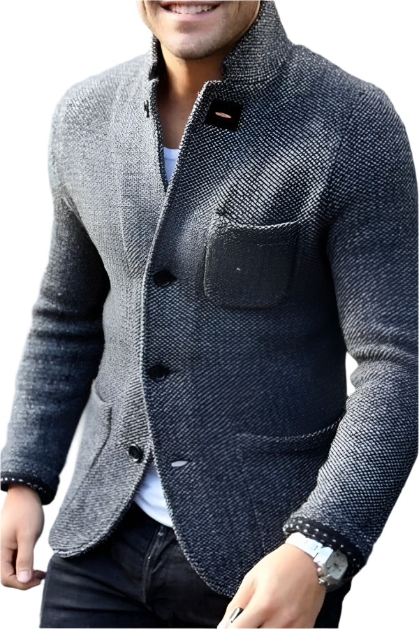 Klasyczny Blazer z Guzikami dla Mężczyzn – Elegancki i Wygodny
