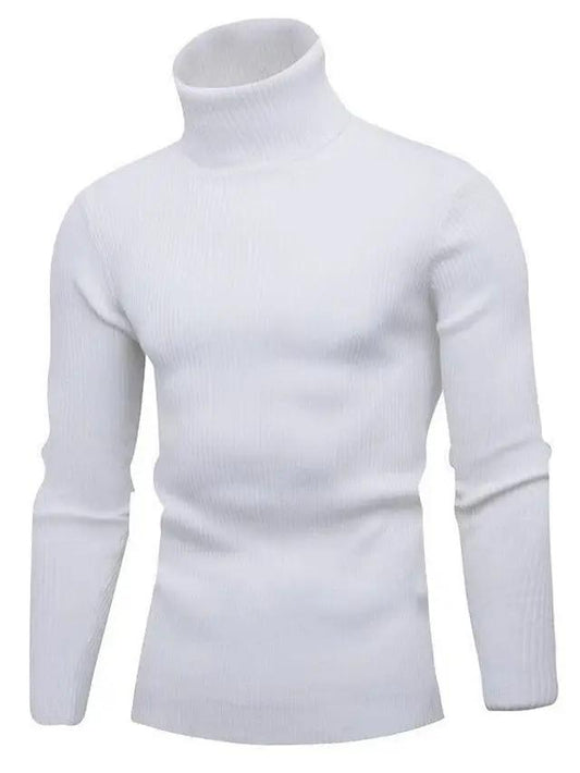 Nowoczesny Sweter Męski z Kołnierzem – Stylowy i Komfortowy