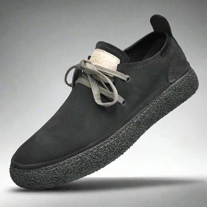 Nubukowe buty męskie z miękką podeszwą – Elegancja i komfort na co dzień