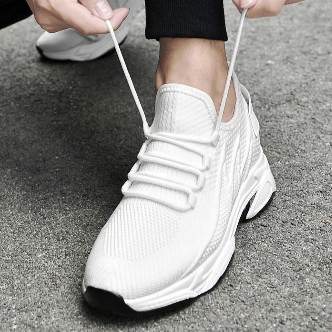 Oddychające Sneakersy Męskie z Podwyższeniem – Komfort i Nowoczesny Styl