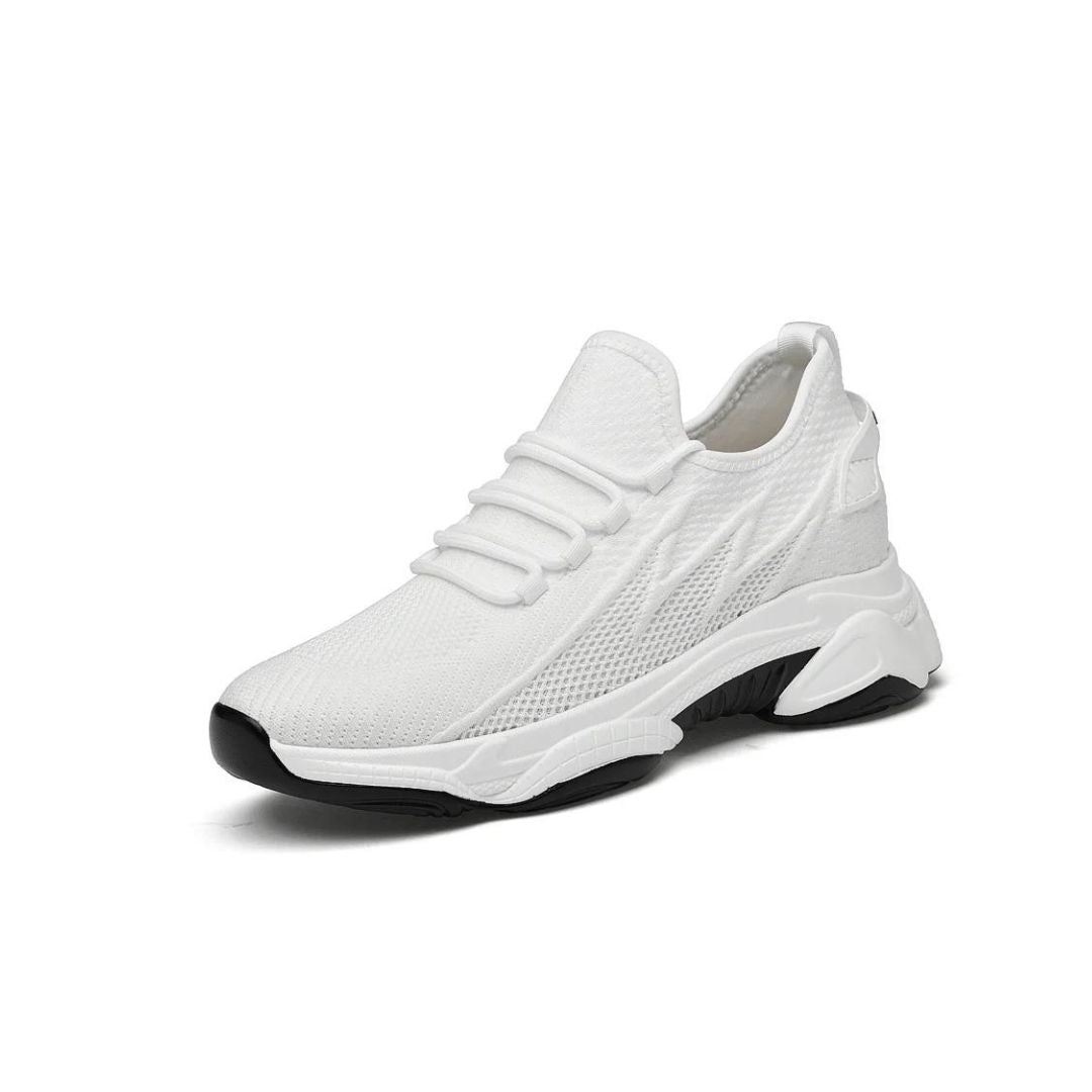 Oddychające Sneakersy Męskie z Podwyższeniem – Komfort i Nowoczesny Styl