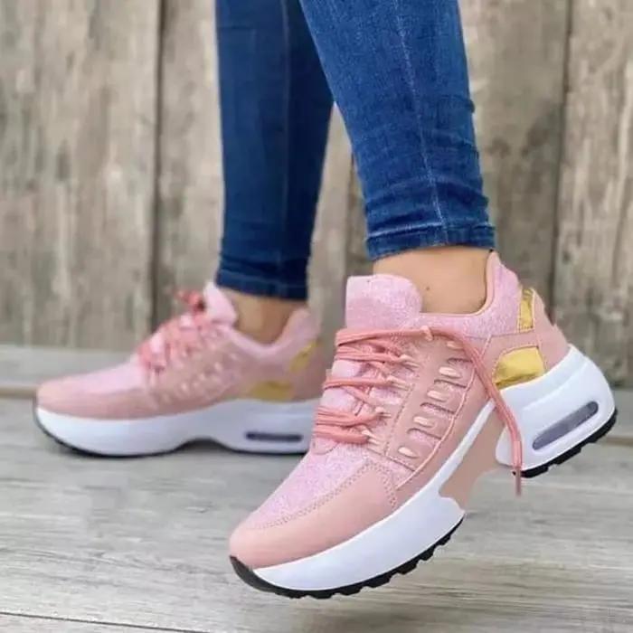 Oddychające Sneakersy dla Kobiet – Lekkie i Wygodne na Co Dzień