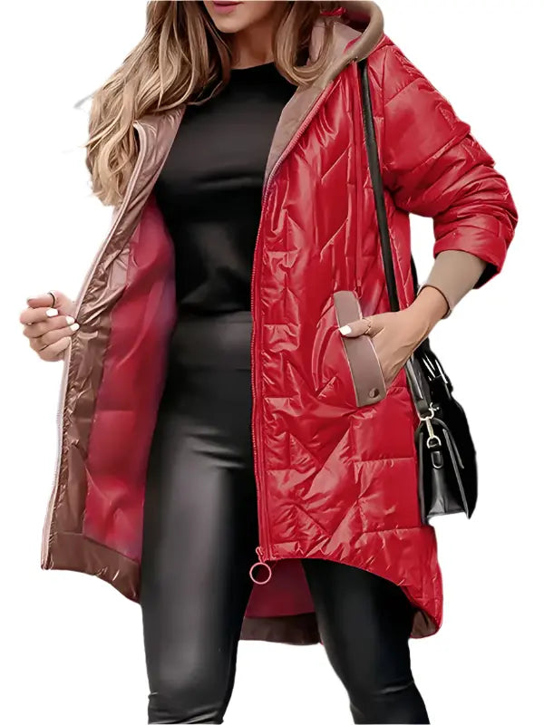 Płaszcz Wełniany – Długi Krój & Ciepła Izolacja 5