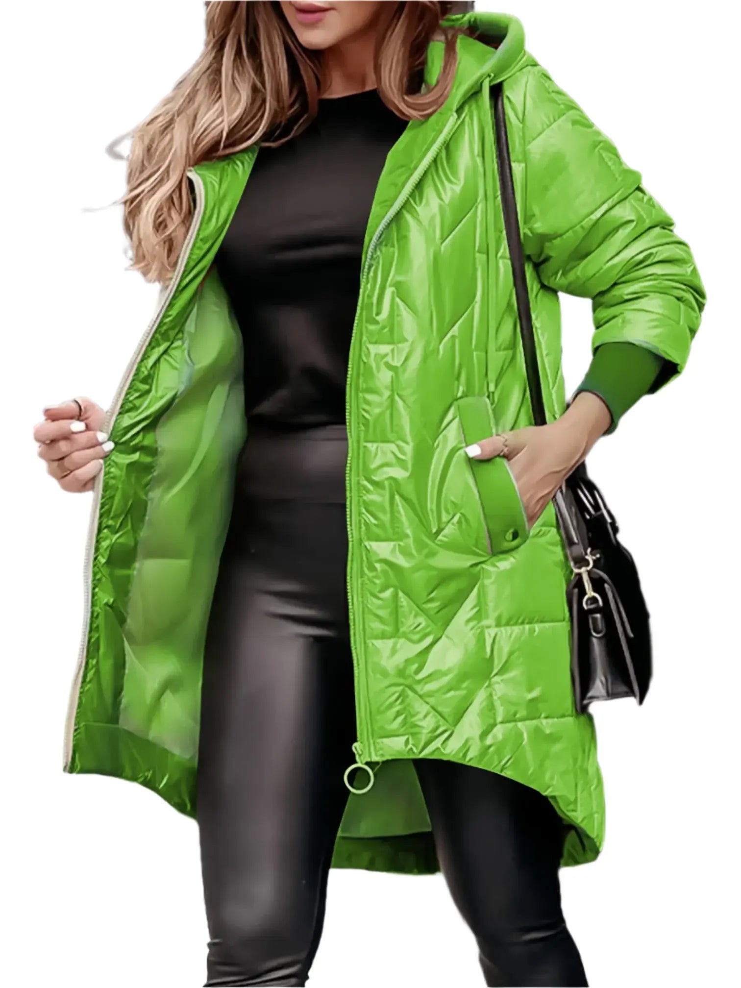 Płaszcz Wełniany – Długi Krój & Ciepła Izolacja 7