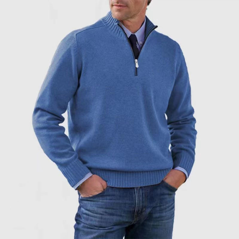 Pullover z półzamkiem dla mężczyzn – Stylowy i komfortowy