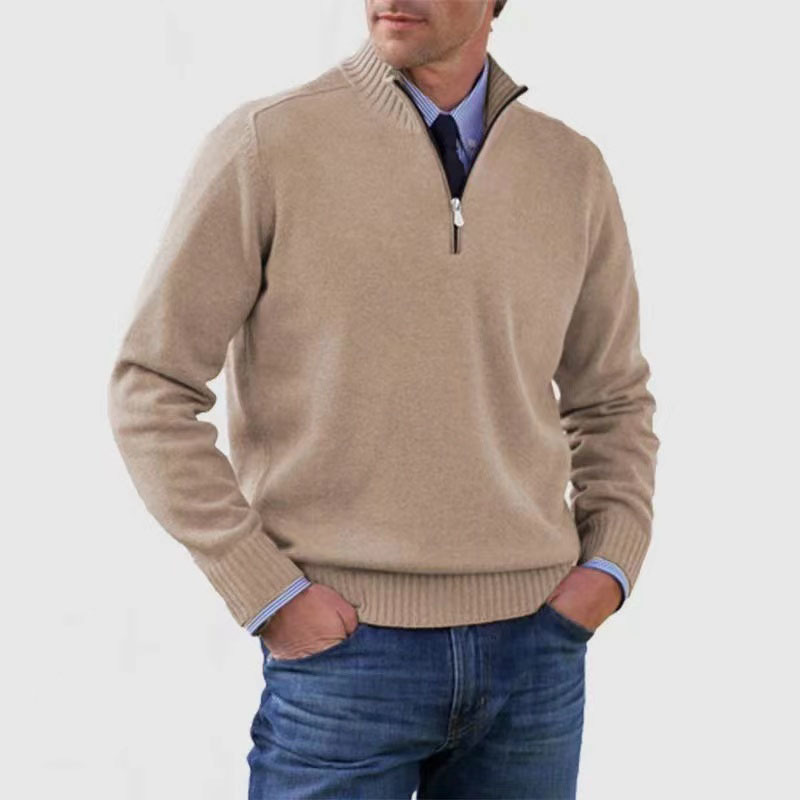 Pullover z półzamkiem dla mężczyzn – Stylowy i komfortowy