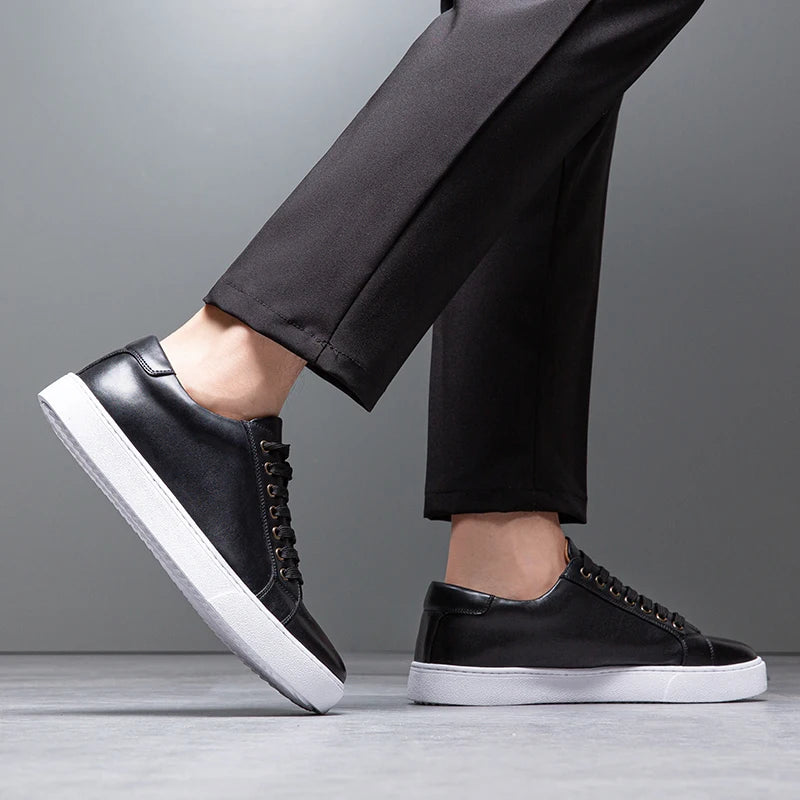 Skórzane Sneakery Męskie – Stylowe i Wygodne na Co Dzień