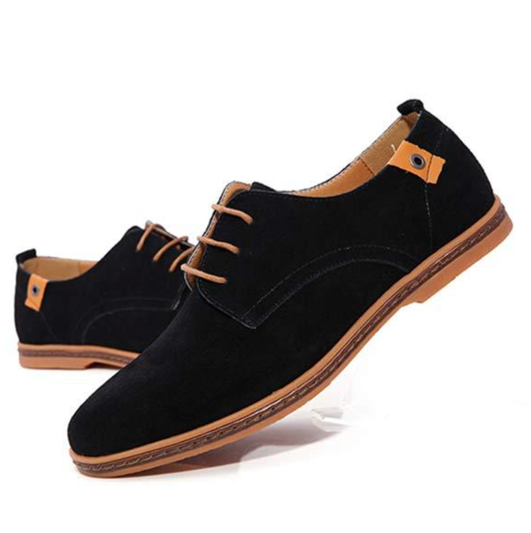 Skórzane buty męskie Houston – Elegancka i wygodna stylizacja