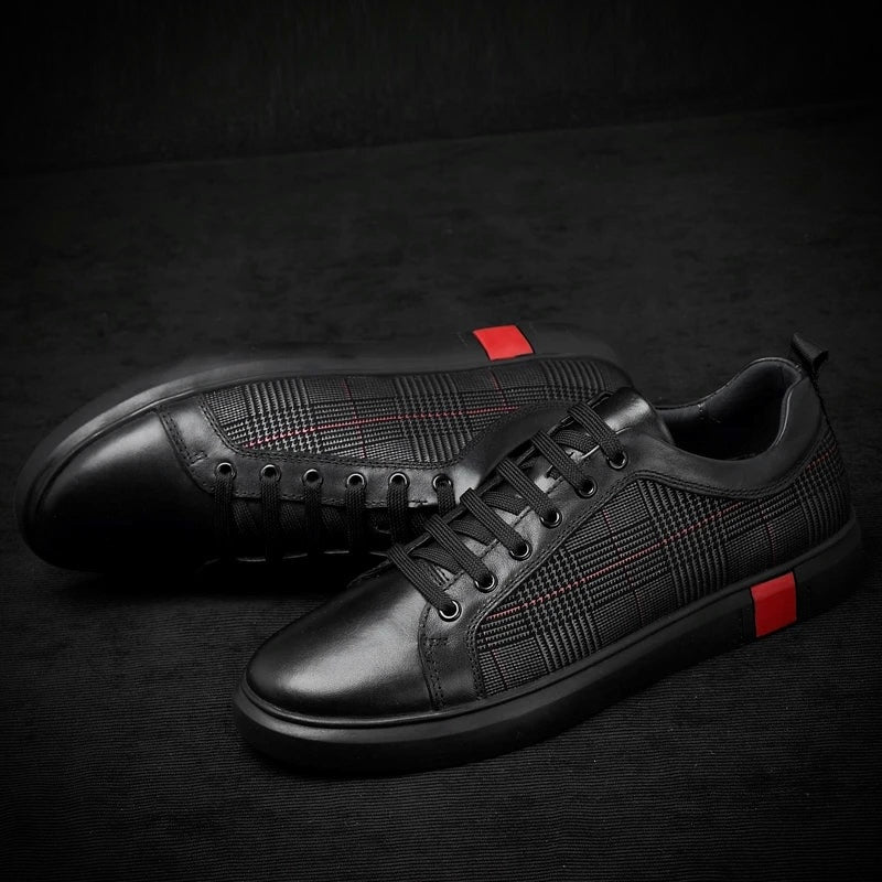 Skórzane buty sportowe dla mężczyzn – Komfort i elegancja na co dzień