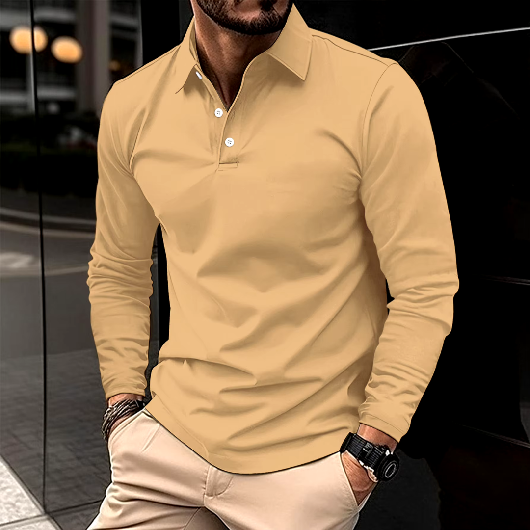 Slim Fit Koszulka Polo Męska – Elegancka i Oddychająca