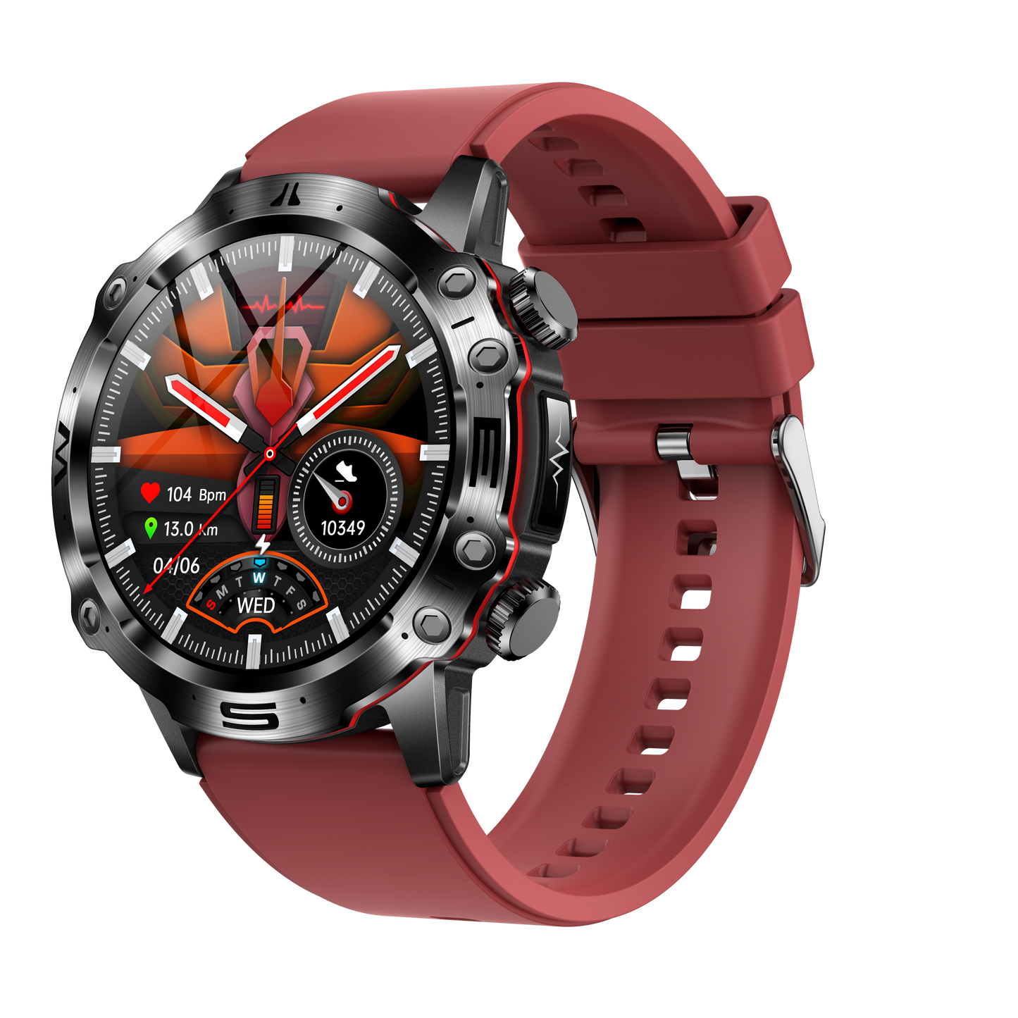 Smartwatch – AMOLED Display & Health Monitoring Functions
