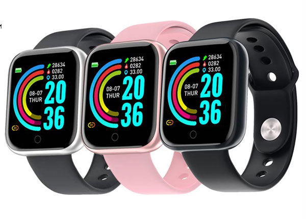 Smartwatch – Bezramkowy Ekran Dotykowy & Monitorowanie Zdrowia