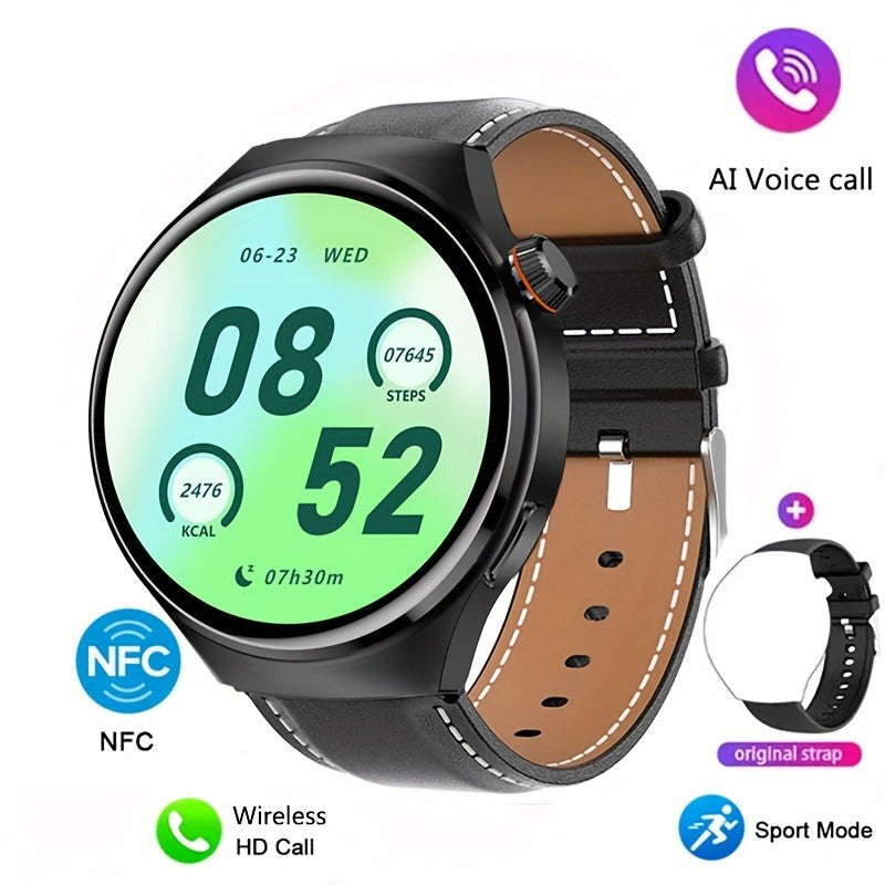 Smartwatch – Okrąły Ekran Dotykowy & Monitorowanie Zdrowia
