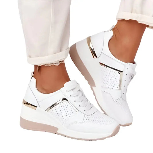Sneakersy Ortopedyczne – Perforowana Cholewka & Amortyzująca Podeszwa