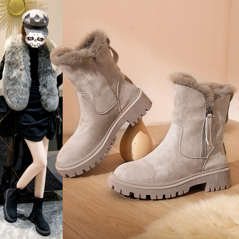 Stylowe Buty Śnieżne dla Kobiet – Elegancki i Funkcjonalny Design