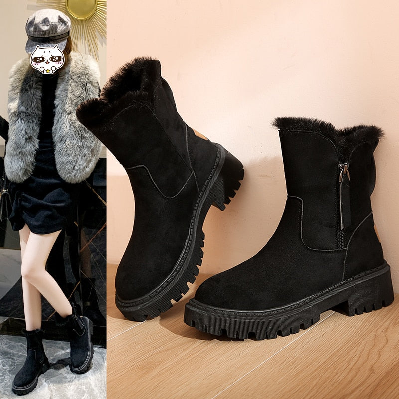 Stylowe Buty Śnieżne dla Kobiet – Elegancki i Funkcjonalny Design