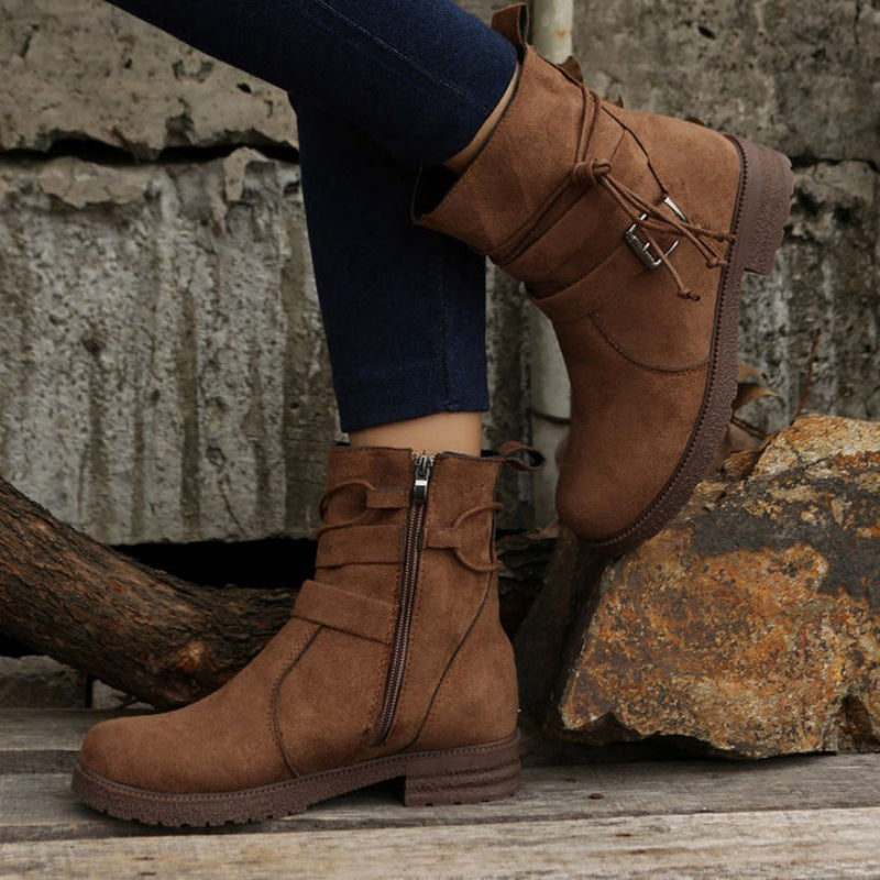Stylowe buty damskie z klamrą – Wygodne i Eleganckie