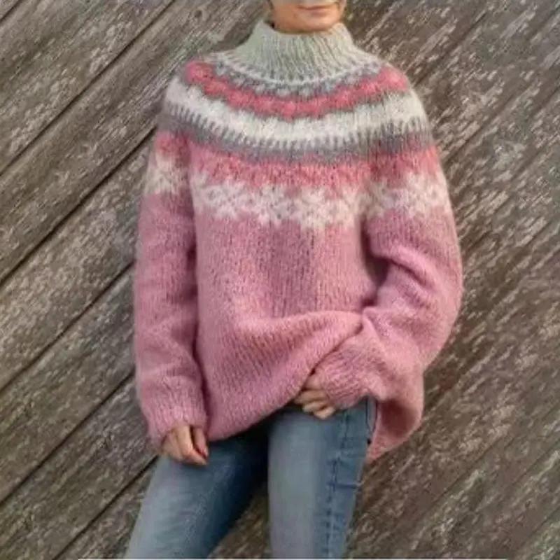 Sweter Fair Isle dla kobiet – Klasyczny i Przytulny-Nova Nowak