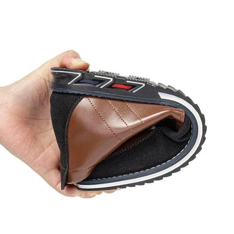 Sznurowane botki z okrągłym noskiem dla mężczyzn – stylowe i uniwersalne