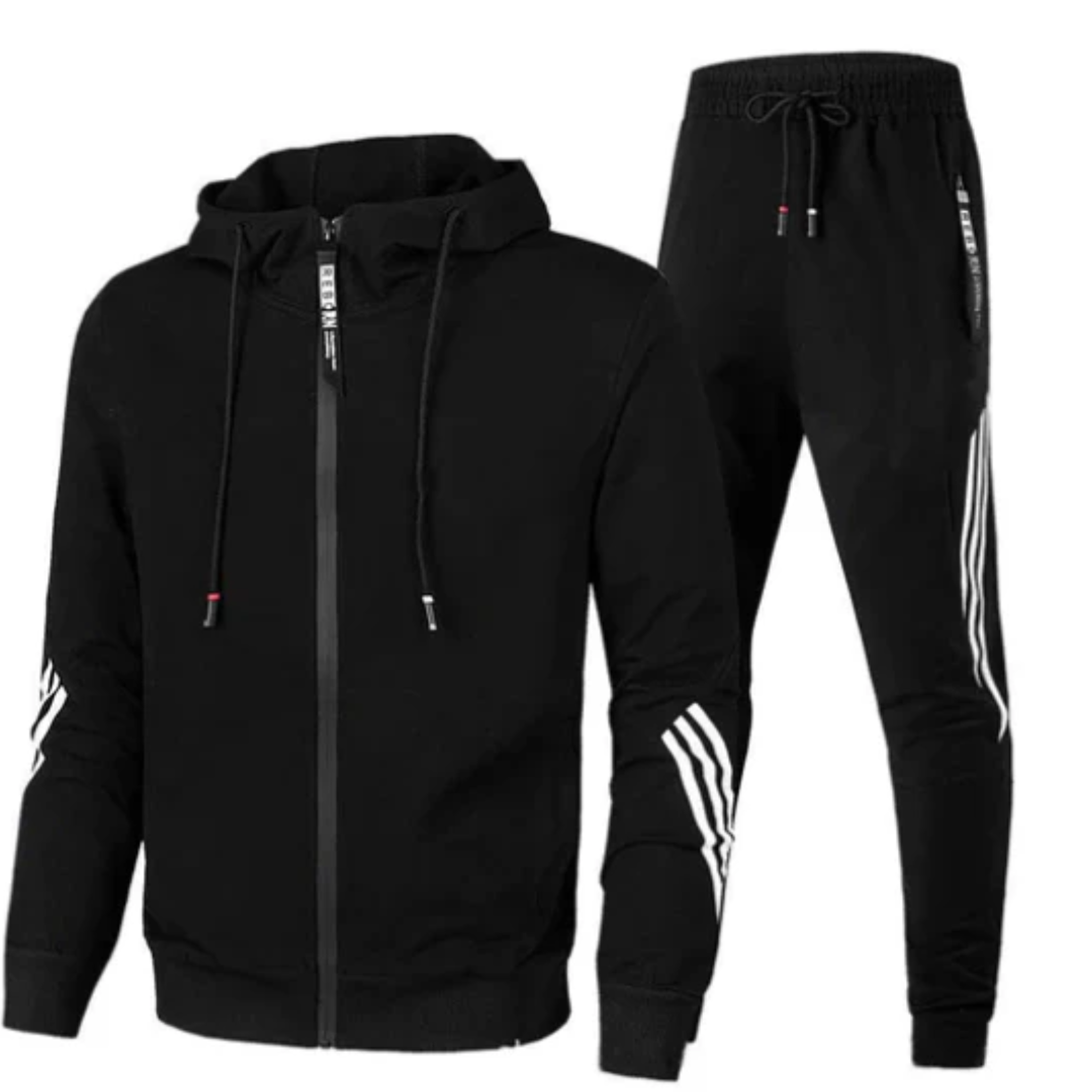 Wygodny dwuczęściowy dres sportowy dla mężczyzn – Stylowy i funkcjonalny