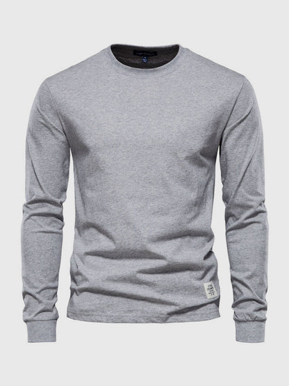 Bawełniane Longsleeve dla Mężczyzn – Komfort i Klasyka