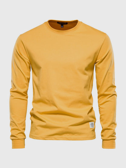 Bawełniane Longsleeve dla Mężczyzn – Komfort i Klasyka