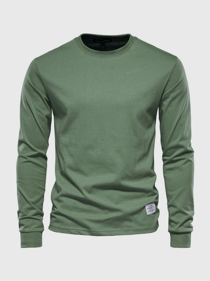 Bawełniane Longsleeve dla Mężczyzn – Komfort i Klasyka