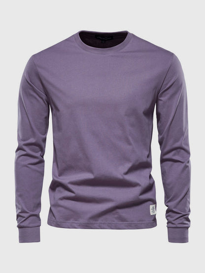 Bawełniane Longsleeve dla Mężczyzn – Komfort i Klasyka