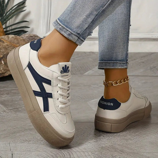 Białe Sneakersy Damskie Terese – Ortopedyczne i Komfortowe na Co Dzień