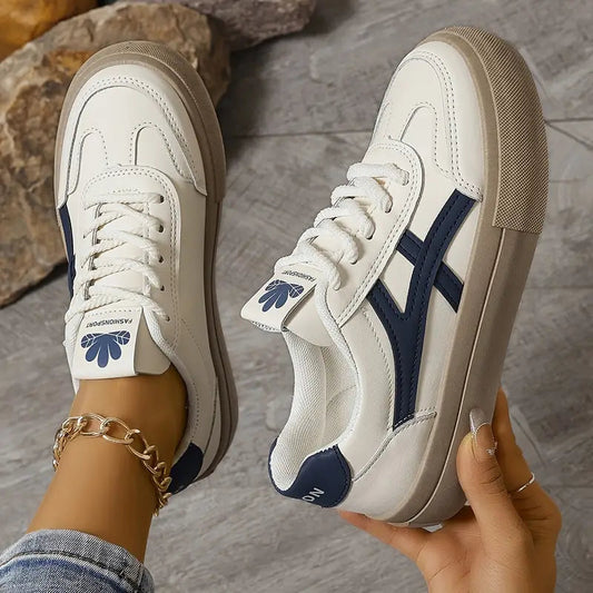 Białe Sneakersy Damskie Terese – Ortopedyczne i Komfortowe na Co Dzień