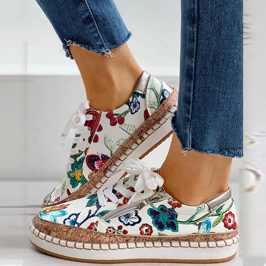 Blossom™ Ortopedyczne, oddychające, letnie trampki z nadrukiem 0