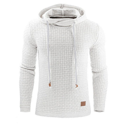Bluza Męska – Trójwymiarowa Faktura &amp; Regulowany Kaptur
