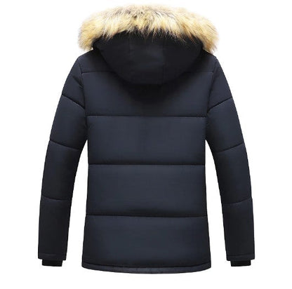Ciepła Parka Zimowa Męska z Kapturem – Stylowy i Funkcjonalny Design