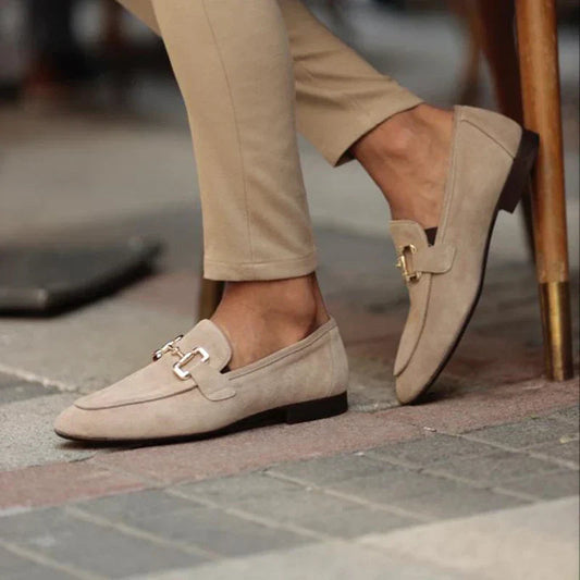 Czarne Loafersy Męskie ze Sznurowadłami – Elegancki Komfort i Styl